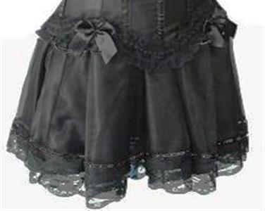 black skirt, mini Skirt, Corset Skirt, #HG3366