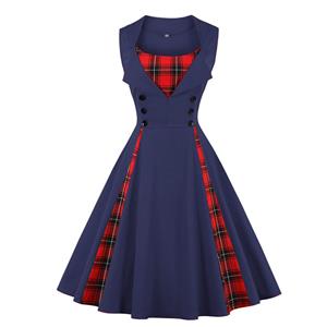 Retro Dresses for Women 1960, Vintage Dresses 1950