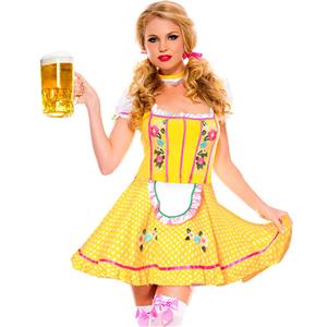 Sexy Oktoberfest Beer Stein Babe Costume, Fancy Beer Women