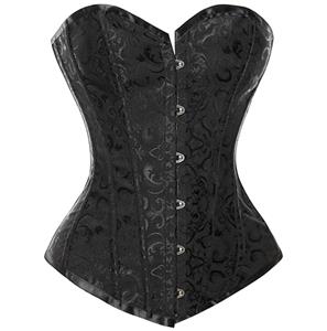 brocade corset, sexy corset, Strapless brocade corset, #N1852