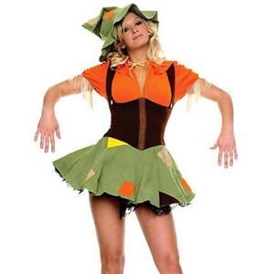 Cute Scarecrow Costume, Cheap High Quality Costume, Sexy Scarecrow Costume, Hot Selling Halloween Costume, #M9978