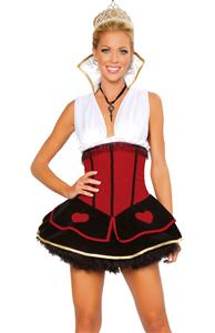 Deluxe Red Queen Costume, Deluxe Queen of Hearts Costume, Queen Costume, #N1455