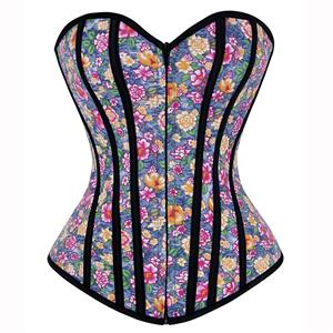 Divine floral fantasy corset, floral fantasy corset, floral strapless corset, #N5501