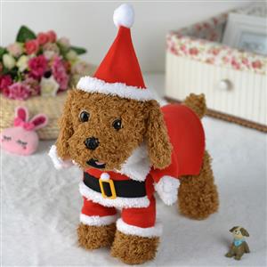 Dog Santa Costume, Pet Festive Clothing, Dog Christmas Costume, Dog Clothes, #XT12359