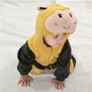 Bee Jumpsuit Romper Baby, Halloween Bee Costume Baby, Little Bee Climbing Clothes baby, #N6290