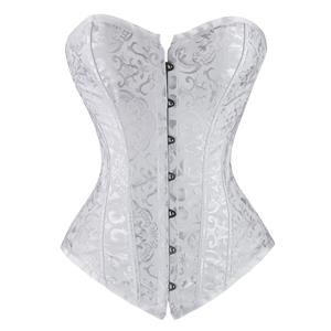 Embroidered satin Adult corset, Bridal Corsets, Satin Corsets, #N6178