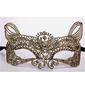 Halloween Masks, Costume Ball Masks, Fashion Golden Masks, Special Golden Catwoman Masks, Golden Lace Mask, Masquerade Party Mask, #MS22979