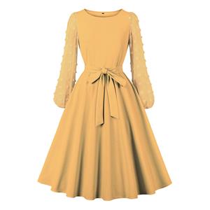Retro Dresses for Women 1960, Vintage Cocktail Party Dress, Fashion Casual Office Lady Dress, Retro Party Dresses for Women 1960, Vintage Dresses 1950