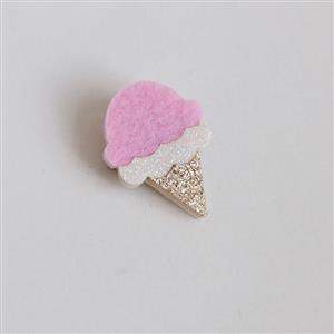 Lovely Ice Cream Brooch, Pink Ice Cream Brooch, Casual Brooch for Women, Girl