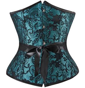 Underbust Corset, Floral Brocade Underbust Corset, Floral Brocade Corset, #CB1687