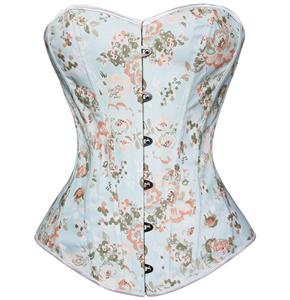 Floral Fantasy Burlesque Corset, Floral Burlesque Corset, Floral Fantasy Corset, #N5066