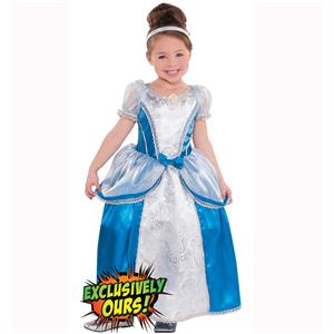 Girls Classic Cinderella Costume, Girls Cinderella Costume, Cinderella Costumes, #N4581