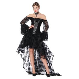 Gothic Corset and Skirt Sets, Women