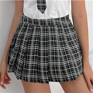Girl Mini Skirt School,Sexy Adult School Skirt, Sexy Plaid Skirt, Fashion Student Cosplay Costume, Cheap Girl Plaid Mini Skirt #N22572