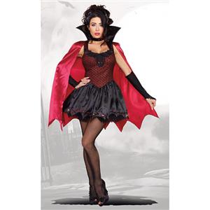 Dead Sexy Female Vampire Costume, Kinky Vampire Costume, Womens Vampire Halloween Costume, #N12896