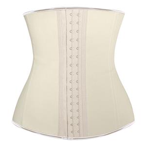 Latex Underbust Corset, Elastic Body Shaper Bustier, High Quality Beige Steel Bone Underbust Corset, Fashion Steel Boned Waist Trainer, Steel Boned Body Shaper, #N9549