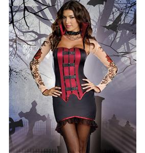 Le Vamp Fatale Costume, Tattoo Vampire Costume, Vampire Costume, #N4286