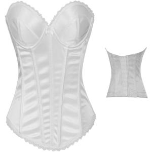 White Corset, Bridal Corset, sexy Corset, #N3053