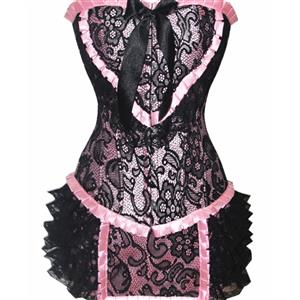 Lace corset & skirt, Corset & Skirt, Lovelace Corset With Skirt, #N5575