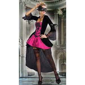 Sexy Black and Rose Halloween Costume, Women