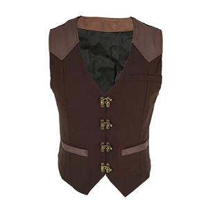 Steampunk Vest for Men, Men