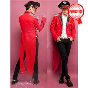 Mens Circus Master Costume, Mens Willy Costume, Mens Circus Master Halloween Costume, #N4700