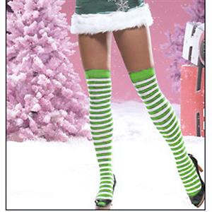 Santa Stockings, Nylon Striped Stockings, Sexy Christmas Stockings, Stockings wholesale, #HG2202