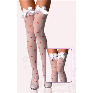 Opaque Heart Stockings, Sexy Stockings, sexy lingerie wholesale, Stockings wholesale, #HG1929