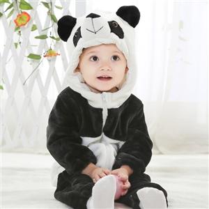 Baby Panda Romper Jumpsuit, Halloween Panda Costume Baby, Panda Climbing Clothes Baby, #N6267