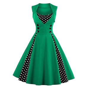 Retro Dresses for Women 1960, Vintage Dresses 1950