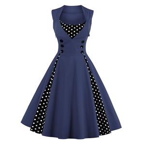 Retro Dresses for Women 1960, Vintage Dresses 1950