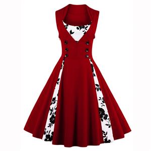 Retro Dresses for Women 1960, Vintage Dresses 1950