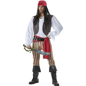 Pirate Rogue Costume, Pirate Costume for Men, Men