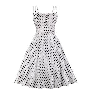 Lovely Polka Dots Mini Dress, Vintage Polka Dots Cocktail Party Dress, Fashion Casual Office Lady Dress, Sexy Tea Party Dress, Retro Party Dresses for Women 1960, Vintage Dresses 1950