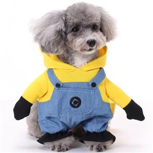 Dog Minions Costume, Pet Dressing up Party Clothing, Dog