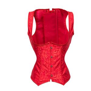 Brocade Underbust corset, Burlesque Pattern Underbust Corset, Brocade Waistcoat Corset, #N22365