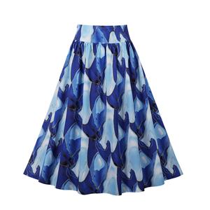 Daily Casual Mini Skirt, OL Midi Skirt, Cute Swing Skirt, Vintage Swing Skirt, High Quality Cotton Skirt, Girl