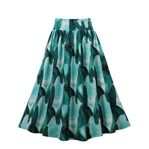 Daily Casual Mini Skirt, OL Midi Skirt, Cute Swing Skirt, Vintage Swing Skirt, High Quality Cotton Skirt, Girl