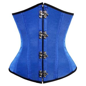 Fashion Royalblue Underbust Corset, Women