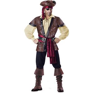 Rustic Pirate costume, Adult