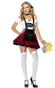 Beer Stein Beauty Costume, Beer Girl Costume, Sexy Heidi Costume, #N6135