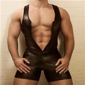 Flirting PVC Bodysuit Lingerie, Men