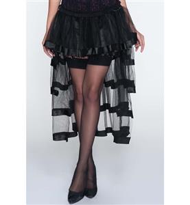 Sexy Black Skirt Petticoat, Cheap Ladies Yarn Petticoat, Party Dress Petticoat, Dancing Petticoat, Plus Size Petticoat, #HG10582