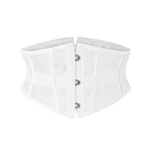 Short Torso Corset, Cheap Corset for Womens, Waist Cincher Corset, Plastic Boned Corset, Lace Underbust Corset, Sexy Women