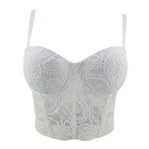 Sexy Bra Top, B Cup Bustier Bra, B Cup Bustier Bra for Women, Sheer Lace Clubwear Bra Crop Top, Sexy Style Crop Top, Padded Underwire Bustier, Clubwear Crop Top, #N20613