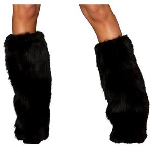 Faux Fur Leg Warmers, Faux Fur Boot Covers, Furry Leg Warmers, #HG2192