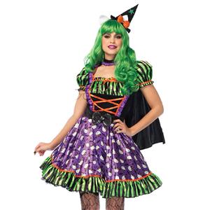 Sexy Adult Hello Kitty Little Black Hat Mini Dress Masquerade Cosplay Costume N19549