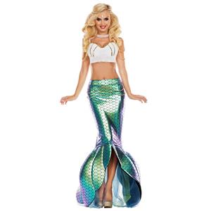 Under the Sea Costume, Beautiful Mermaid Costume, Sexy Mermaid Costume, Halloween Costume,Daughter Of The Sea Mythical Costume, #N19495
