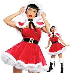 Sexy Santa Cape, Sexy Christmas costume wholesale, #XT2052