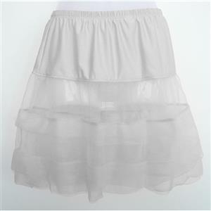 Puffy Petticoat, Satin Trimmed Petticoat, Lady Petticoat, Sexy Mini Petticoat, White Lovely Petticoat, Cheap Women Beautiful Petticoat, White Satin Trimmed Petticoat,#HG22772